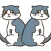 猫のまちがいさがし