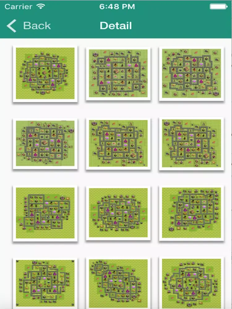 صور Maps of Clash of Clans iPad 