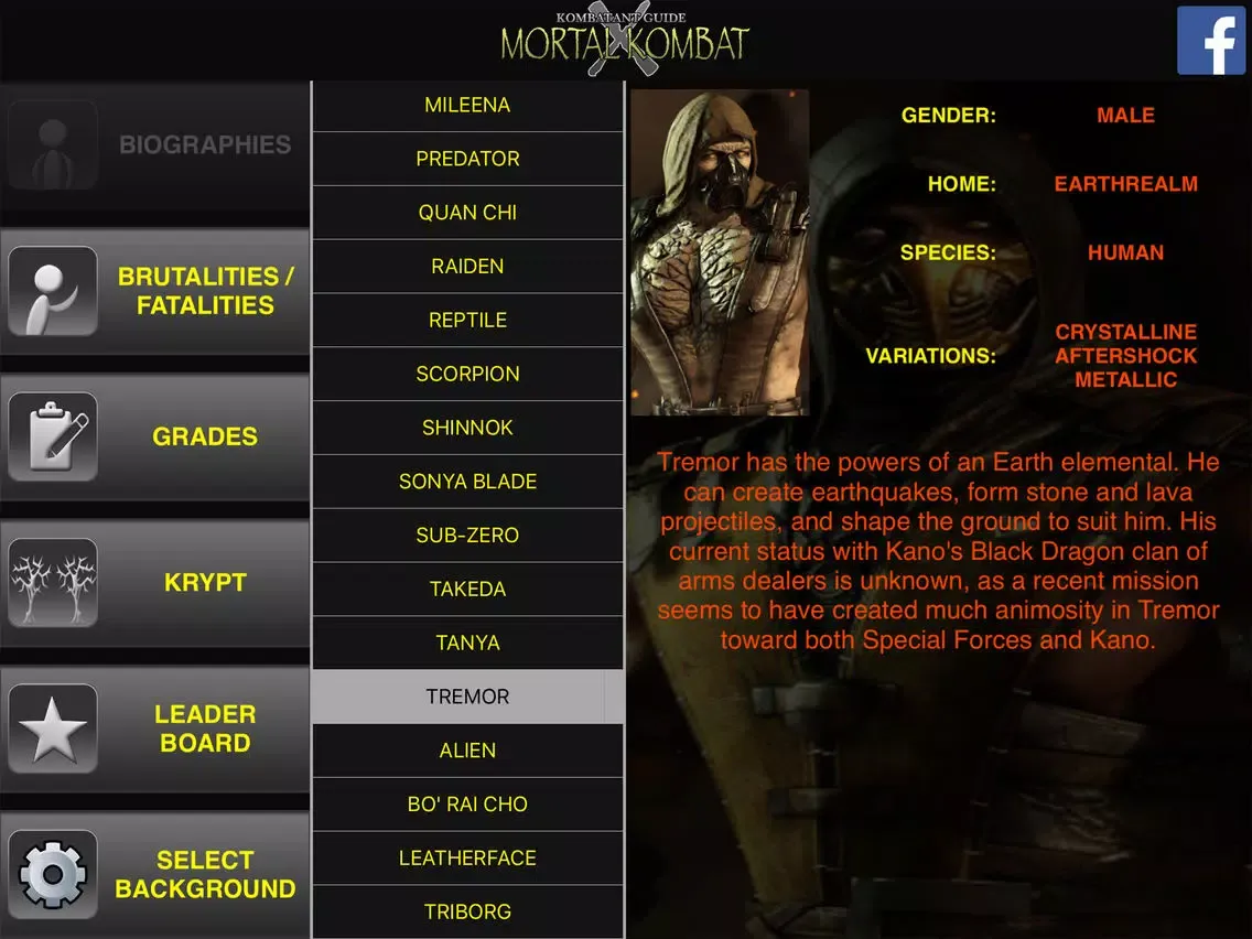 Captures d'écran de Kombatant Guide for Mortal Kombat X iPad 