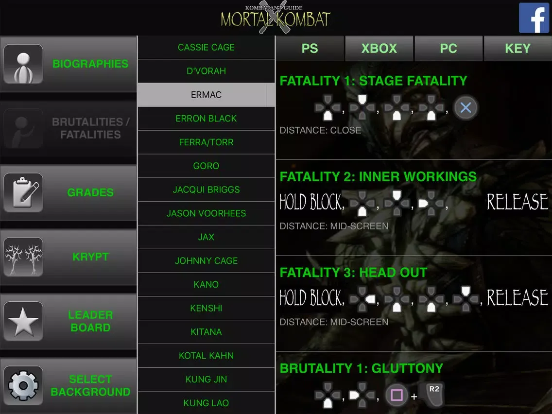 Captures d'écran de Kombatant Guide for Mortal Kombat X iPad 