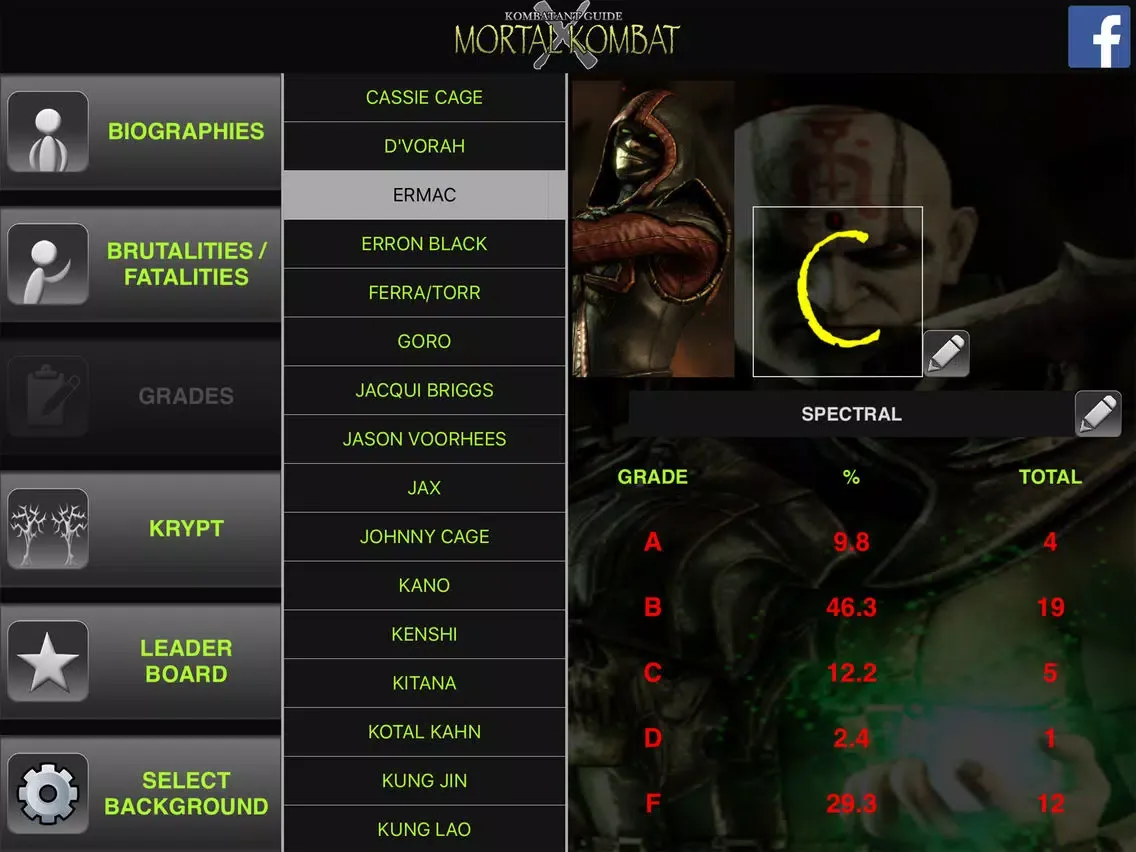 Captures d'écran de Kombatant Guide for Mortal Kombat X iPad 