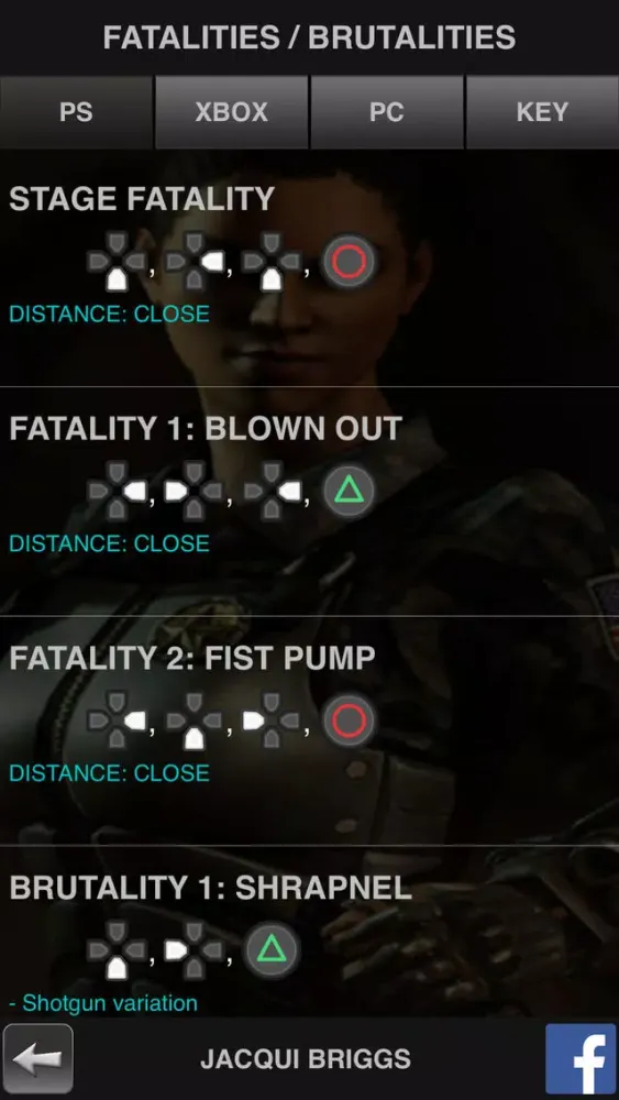 Captures d'écran de Kombatant Guide for Mortal Kombat X