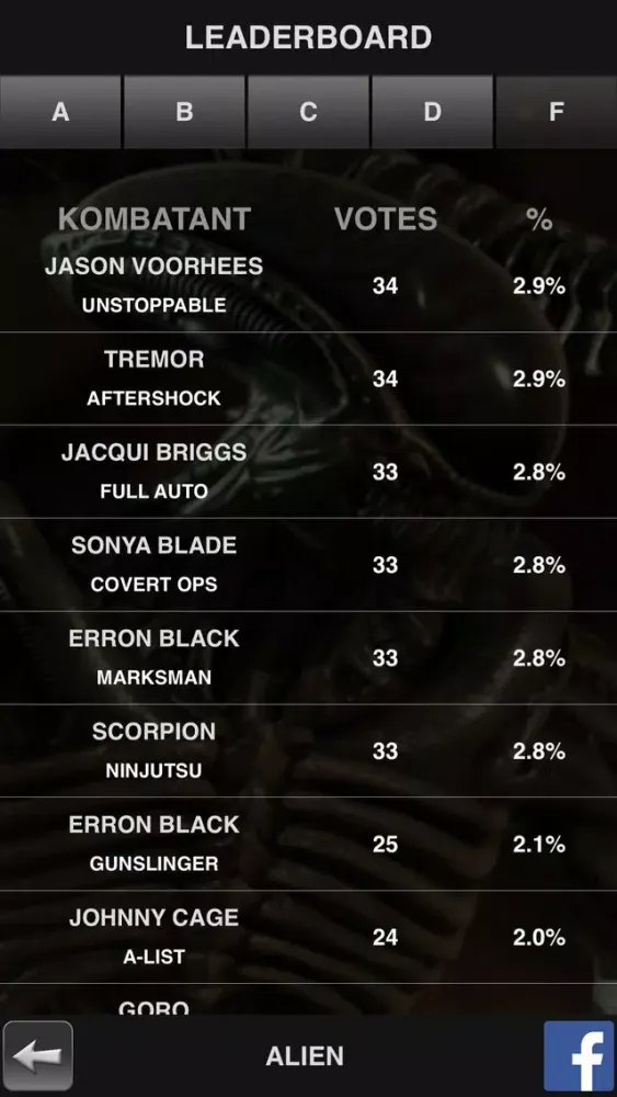 Captures d'écran de Kombatant Guide for Mortal Kombat X