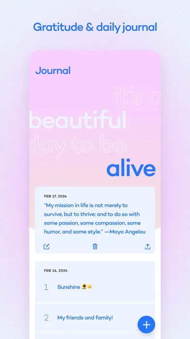 Capturas de tela do Alive by Whitney Simmons