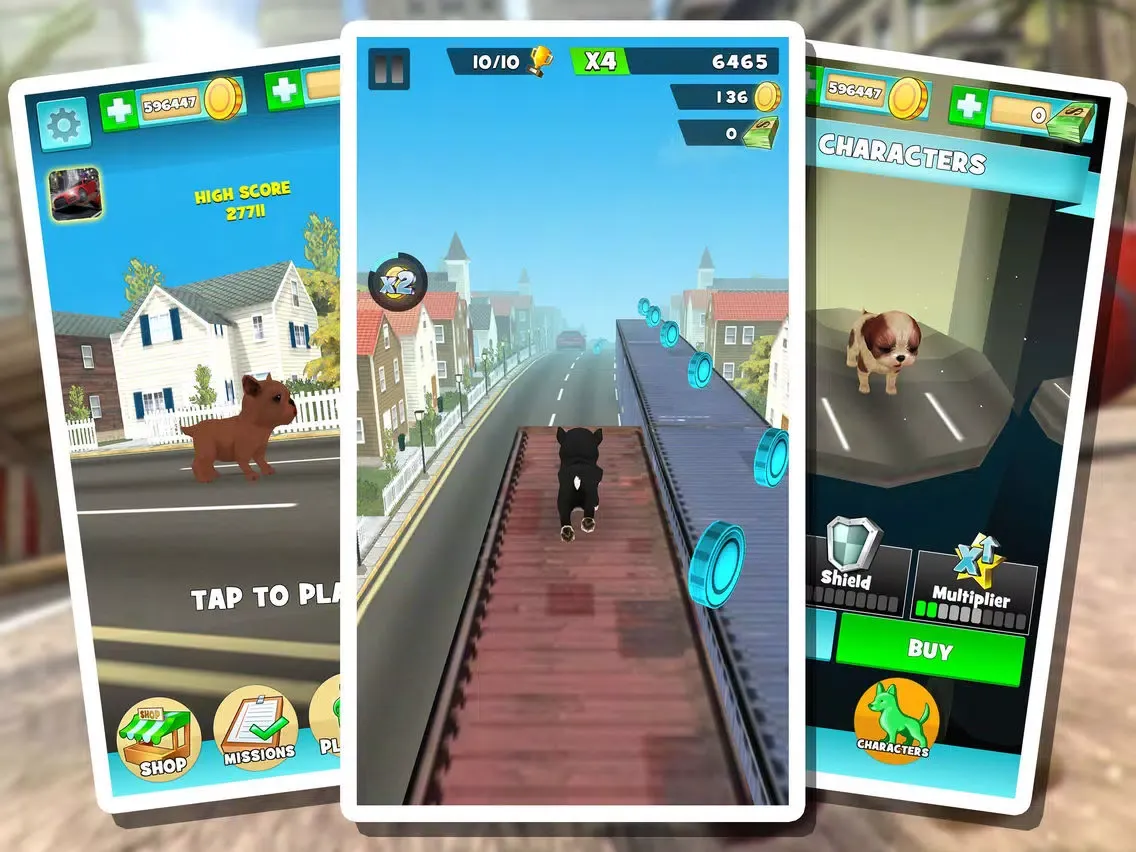 Zrzuty ekranu My Puppy Dog: Animal Runner 3D iPad 