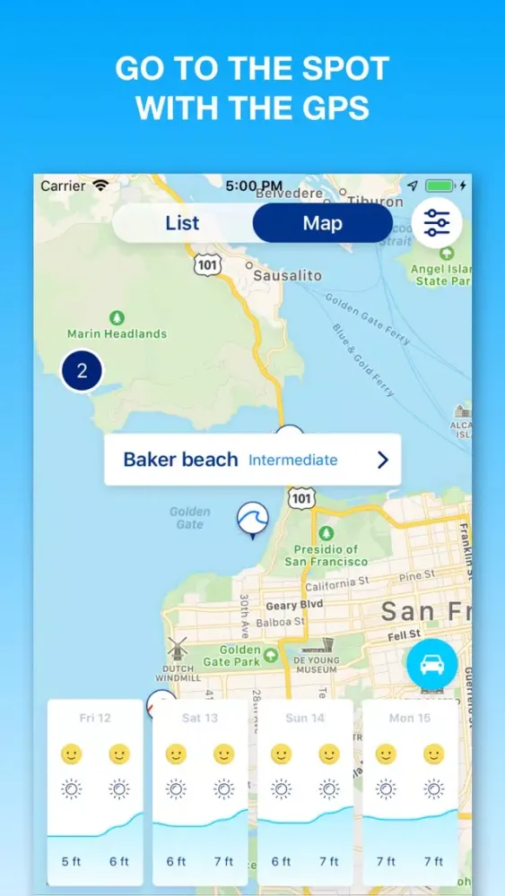 Weesurf, wave & wind forecast Screenshots