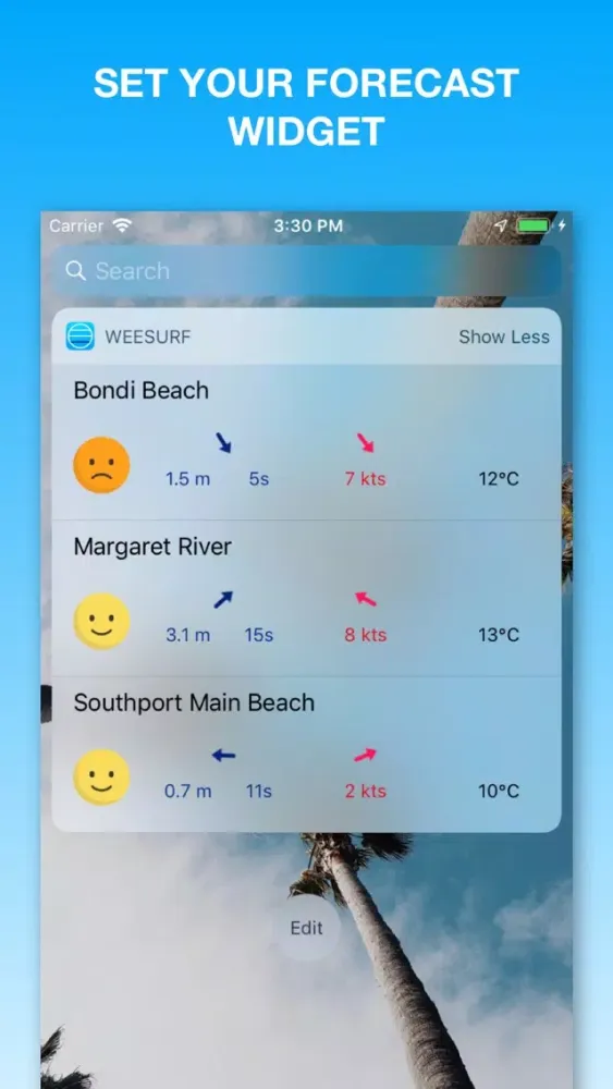 Weesurf, wave & wind forecast Screenshots