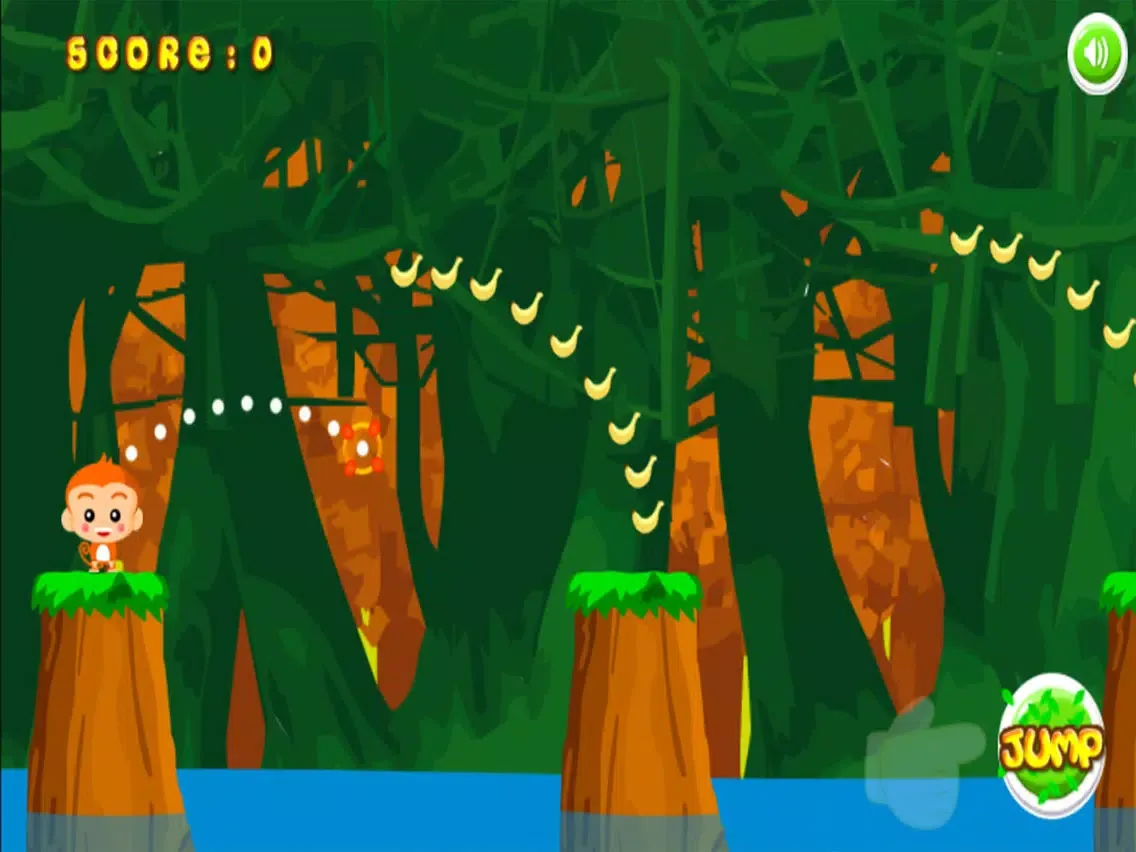 ภาพหน้าจอของ Monkeys eat bananas iPad 