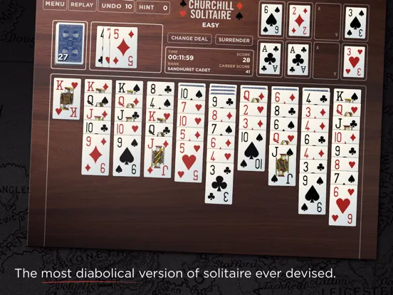 Zrzuty ekranu Churchill Solitaire iPad 