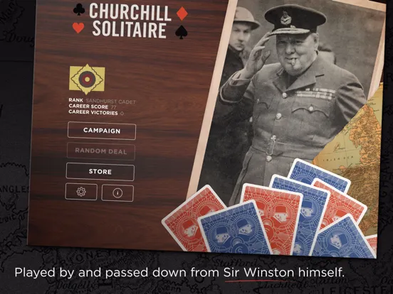 Zrzuty ekranu Churchill Solitaire iPad 