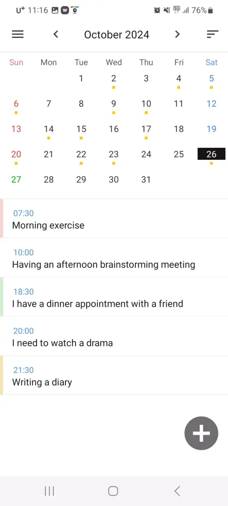 Today's ToDo - Schedules Tasks Screenshots