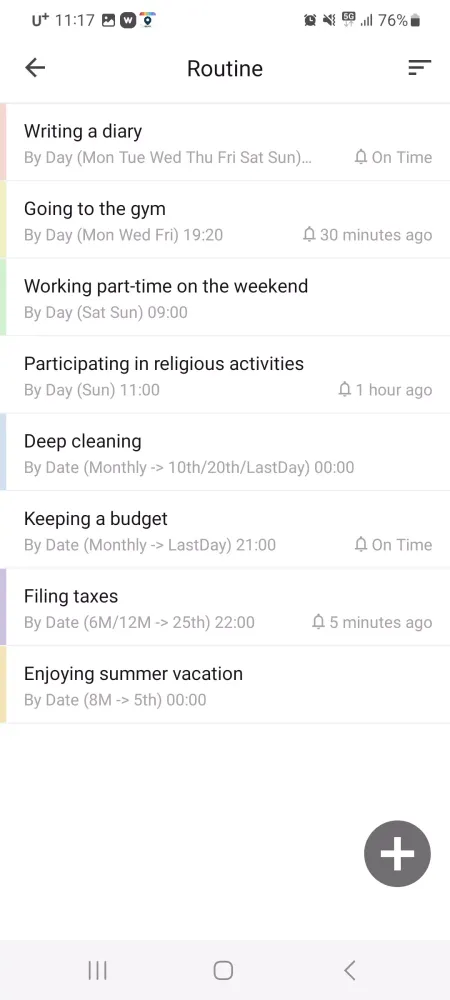Today's ToDo - Schedules Tasks Screenshots