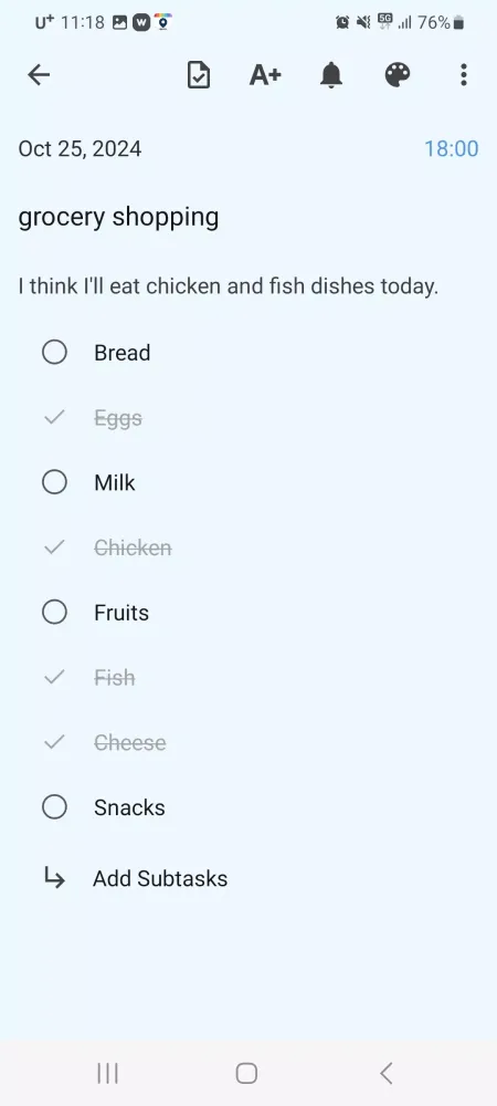 Today's ToDo - Schedules Tasks Screenshots