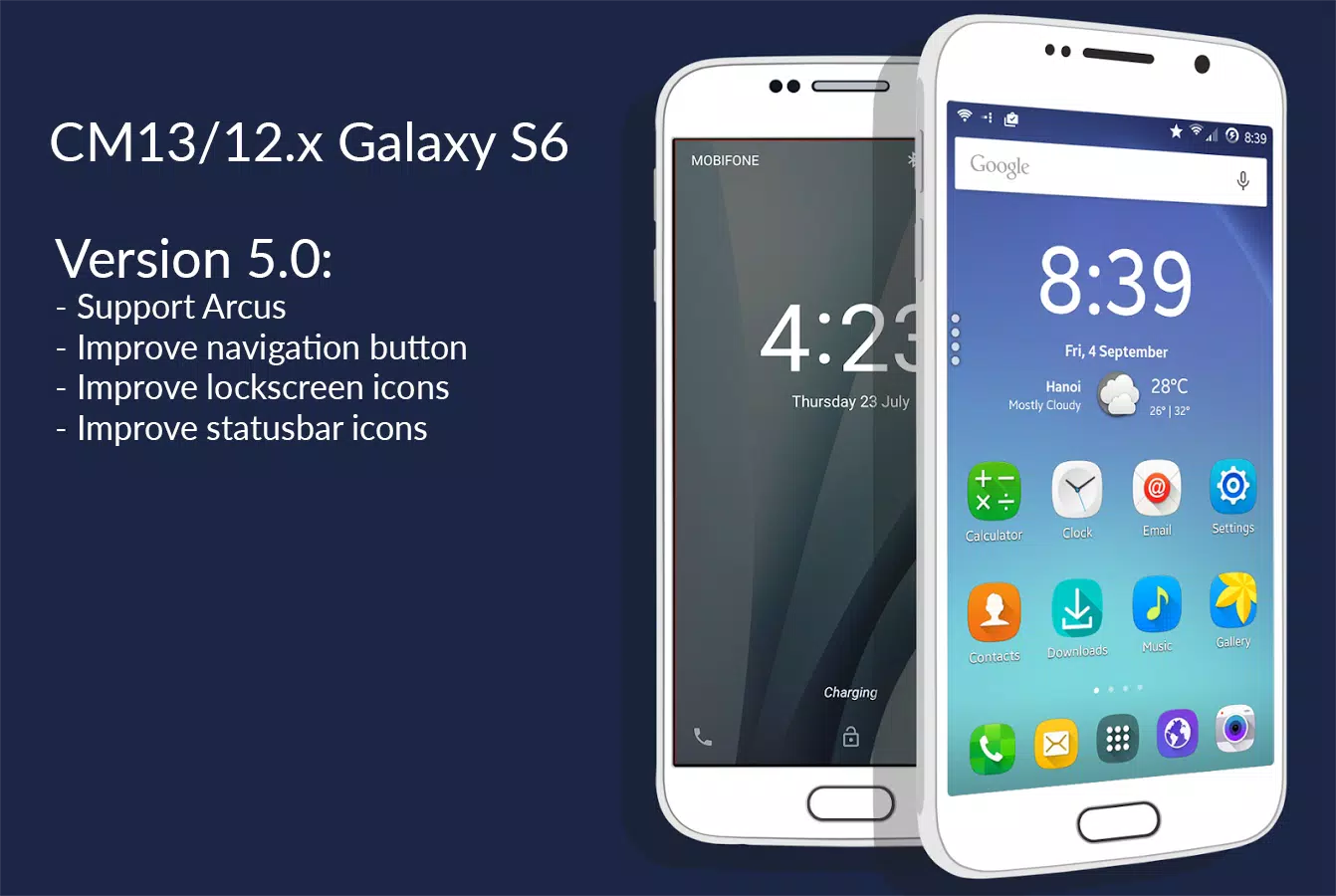 CM13/12.1 Galaxy S6应用截图