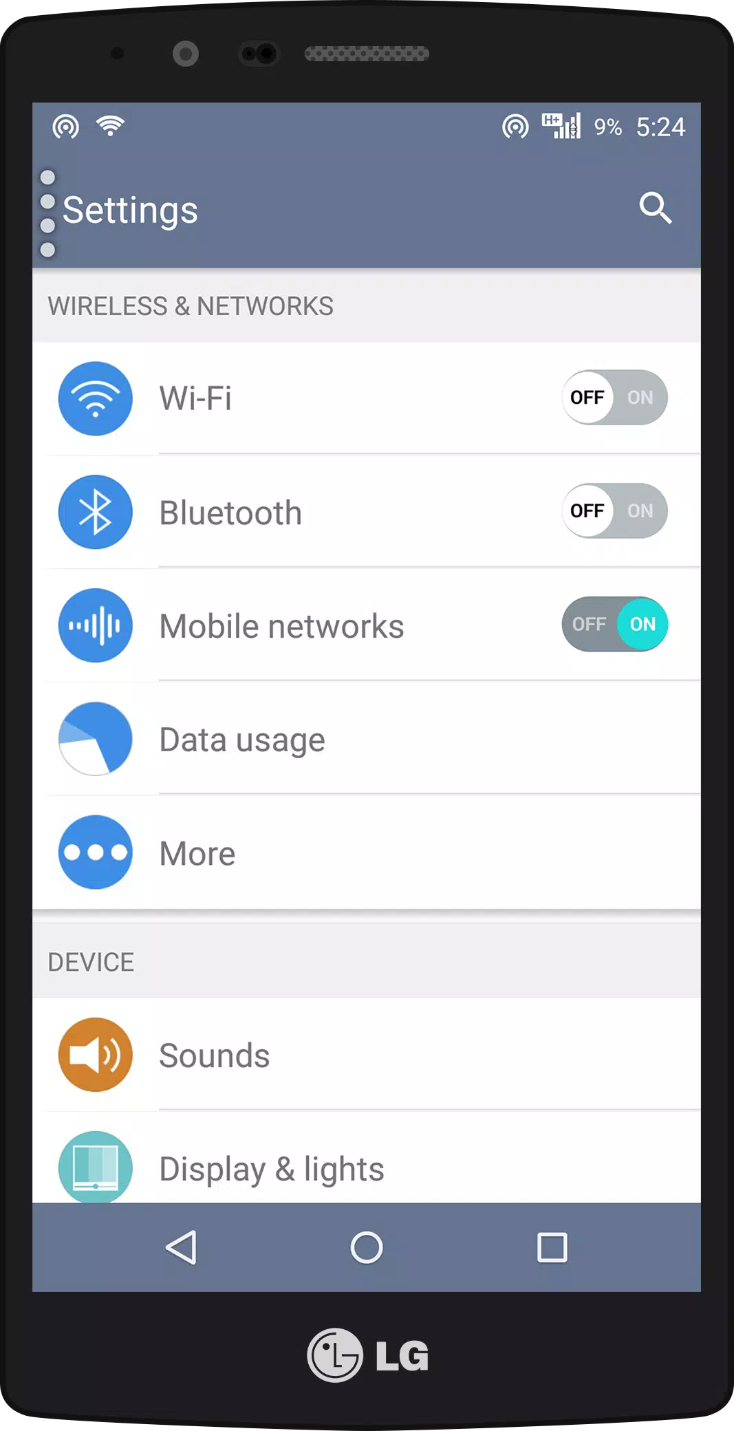 CM12 LG G4 Themedes captures d'écran de l'application1