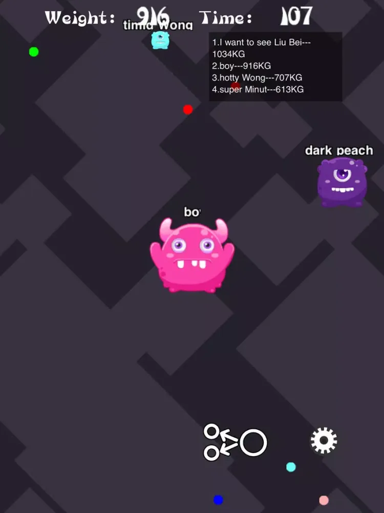 تصاویر Monster Evolution-Eat others keep alive iPad 