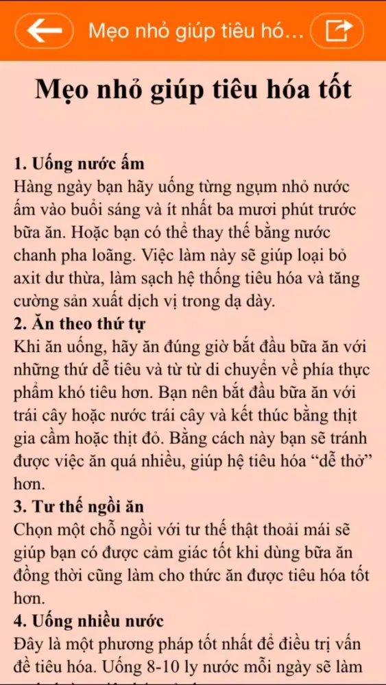 Tangkapan skrin Bệnh Tiêu Hoá - Đường Ruột