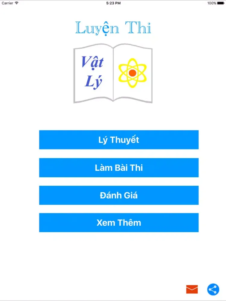 Luyện Thi Vật Lý iPad  স্ক্রিনশট