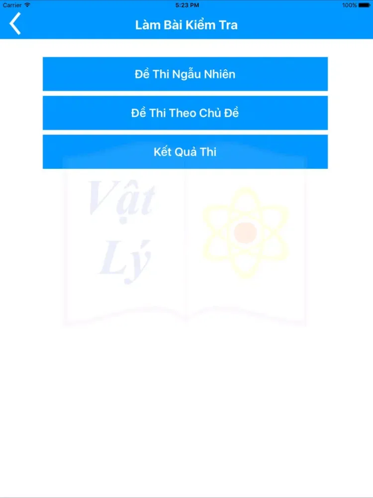Luyện Thi Vật Lý iPad  স্ক্রিনশট