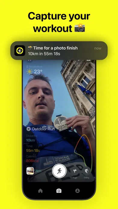 SnapFit, Social Fitness Camera Screenshots