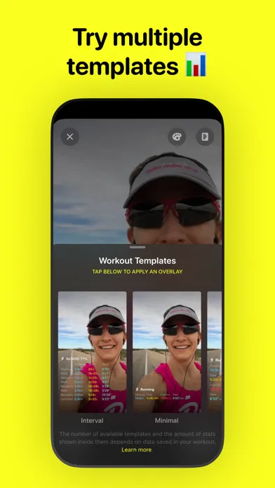 SnapFit, Social Fitness Camera Screenshots