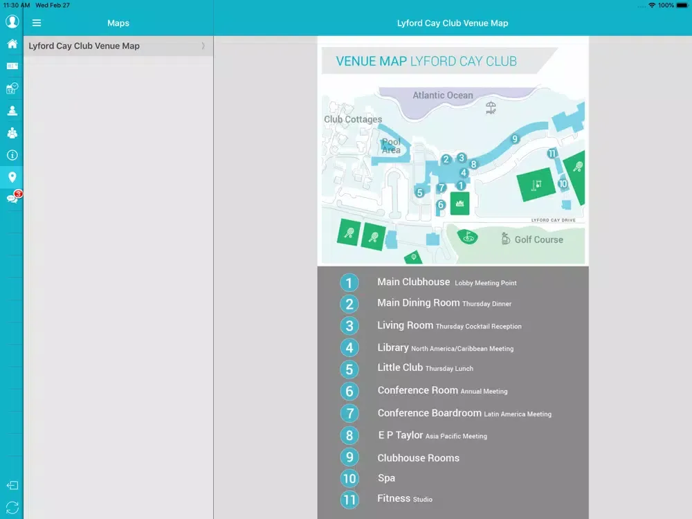 Скриншоты WSG Meetings iPad 