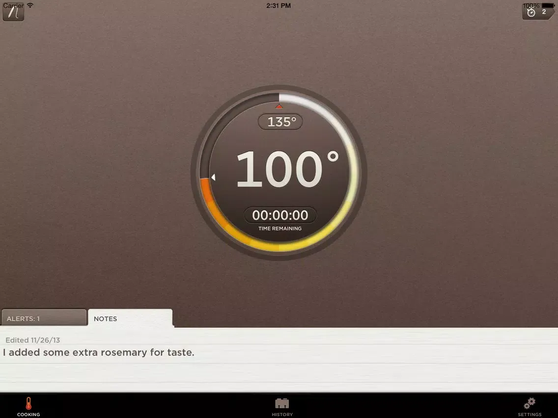 Williams-Sonoma smart thermometer iPad 應用截圖