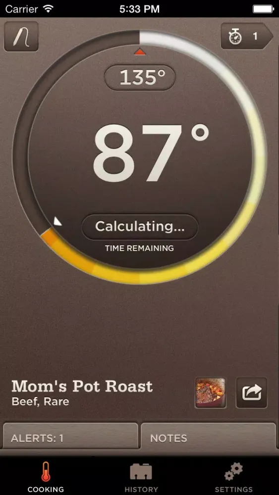 Williams-Sonoma smart thermometer應用截圖