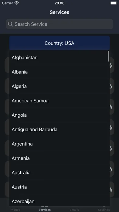 SMS & Email: Confirm Screenshots