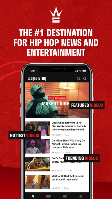 Ảnh chụp màn hình của Worldstar HipHop Videos & News