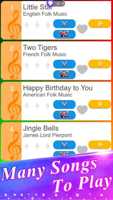 Tangkapan layar Rhythm Tiles 3:PvP Piano Games