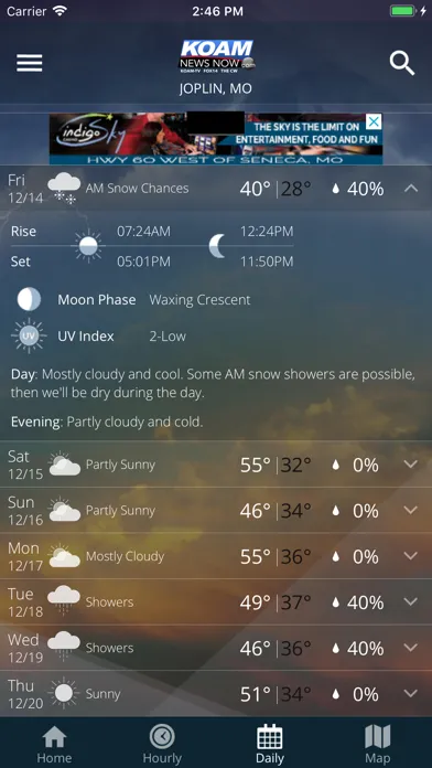 Скриншоты KOAM Sky Watch Weather