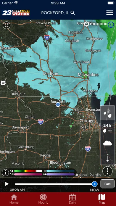 WIFR Weather Screenshots