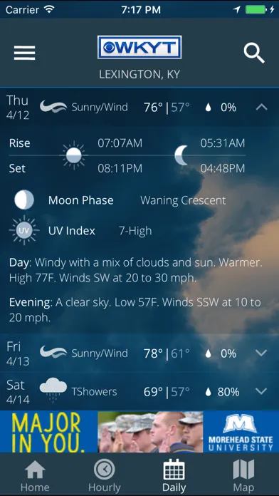 WKYT FirstAlert Weather應用截圖