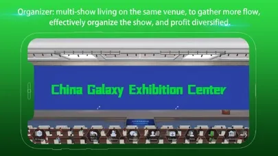 Capturas de tela do China Galaxy Exhibition Center