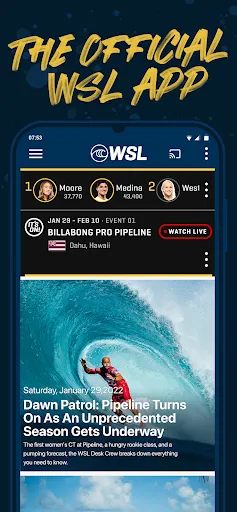 World Surf League स्क्रीनशॉट