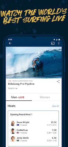 World Surf League स्क्रीनशॉट