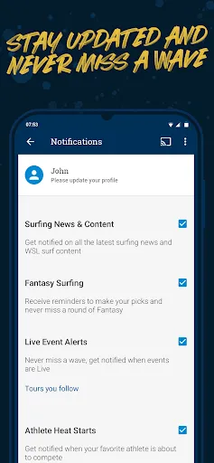 World Surf League स्क्रीनशॉट