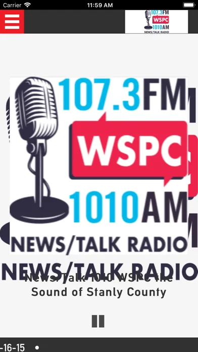 Screenshot di 107.3FM & 1010AM WSPC