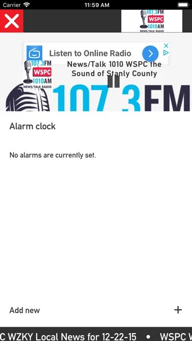 Screenshot di 107.3FM & 1010AM WSPC