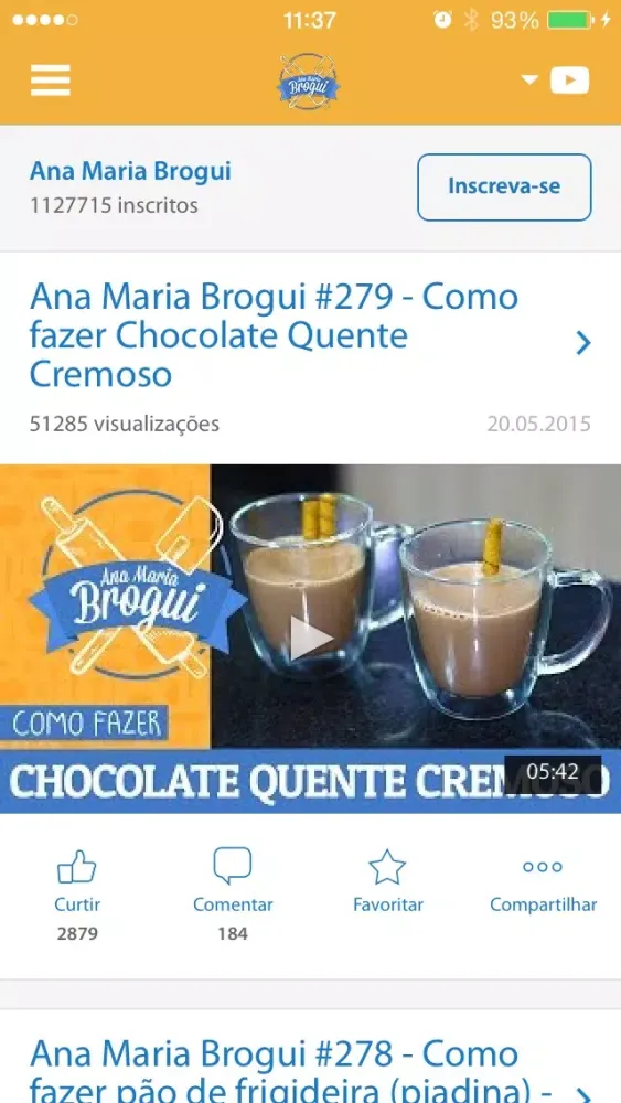 Ana Maria Brogui – for Youtube - O primeiro programa de culinária do Youtube BR agora no seu celular! Screenshots