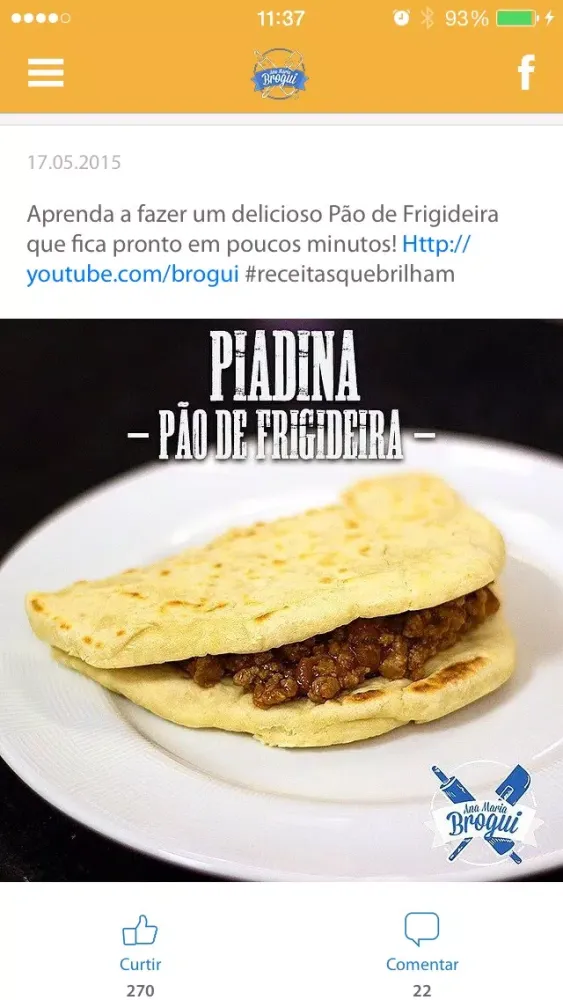 Ana Maria Brogui – for Youtube - O primeiro programa de culinária do Youtube BR agora no seu celular! Screenshots