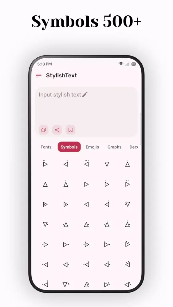 Stylish Text Screenshots