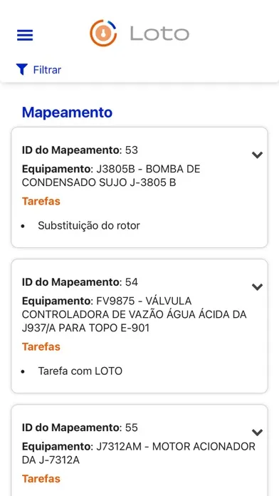 LOTO سکرین شاٹس