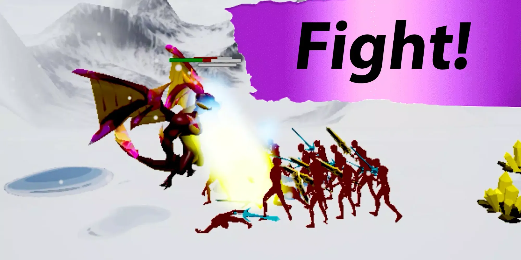 Stickman War: Dragon Battle 3D 스크린샷