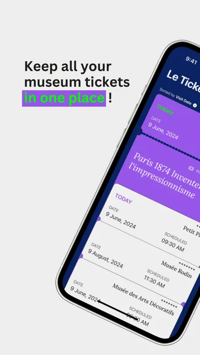 Скриншоты Le Ticket - For museum lovers