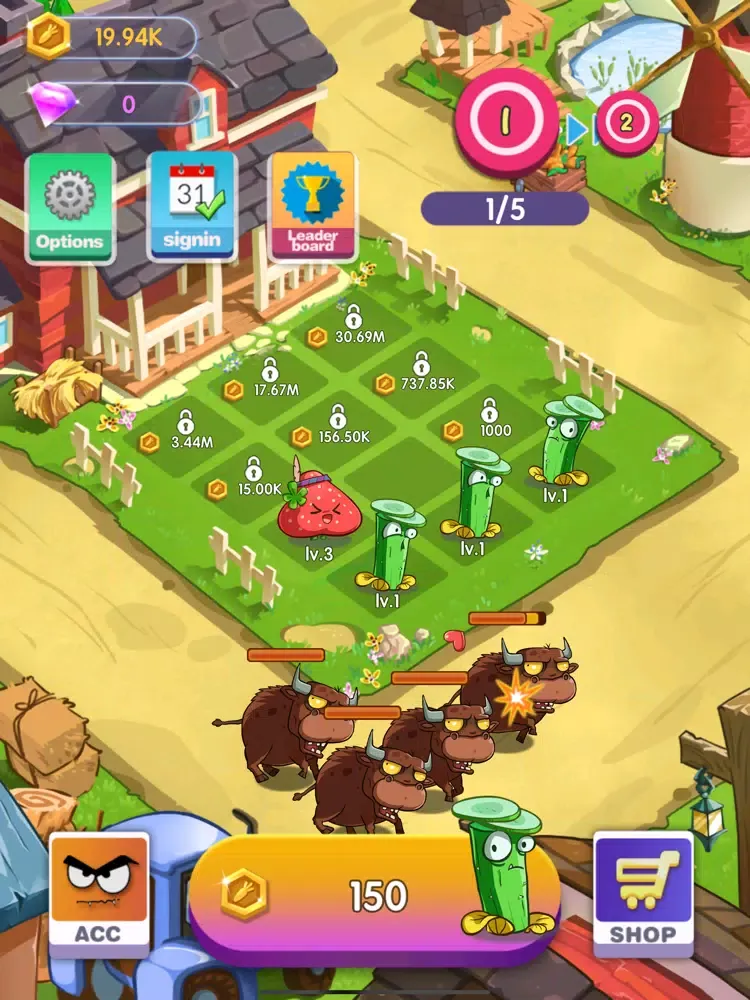 صور Defend the farm - Merge Plants iPad 