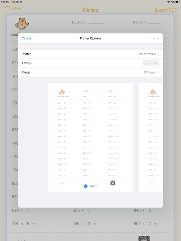 Basic Calculations iPad  스크린샷