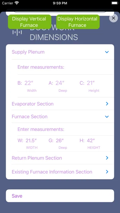 Furnace Toolbox 2022 سکرین شاٹس