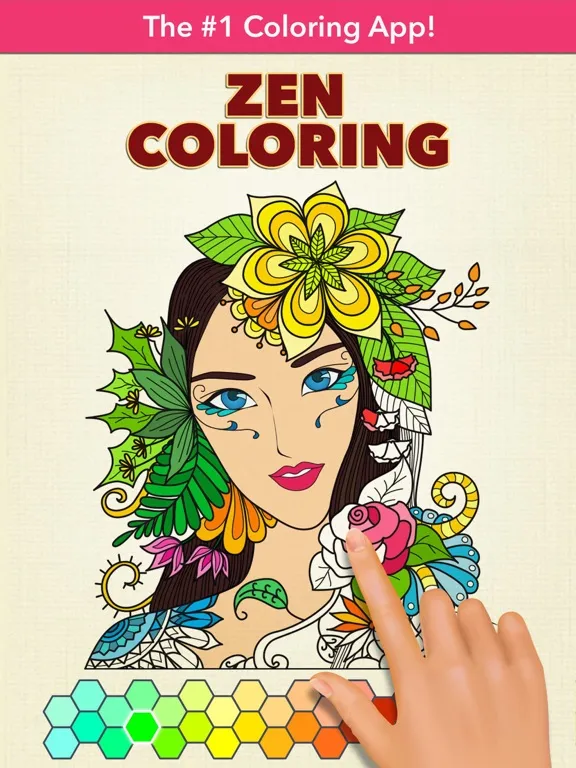 Capturas de pantalla de Zen Coloring Book for Adults iPad 